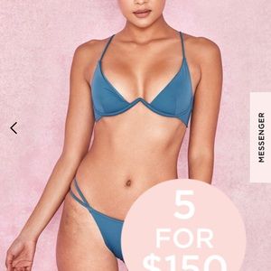 Teal House of CB London Bikini XS